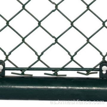 panel de puerta de valla de eslabones de cadena de aluminio y cobre 4x10